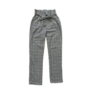 PrettyLittleThing Gray Plaid Trousers
